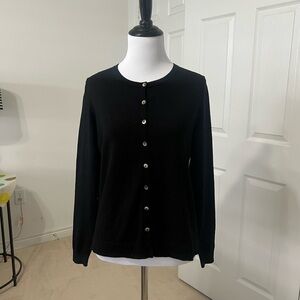 Kirkland Signature Black Cardigan size medium